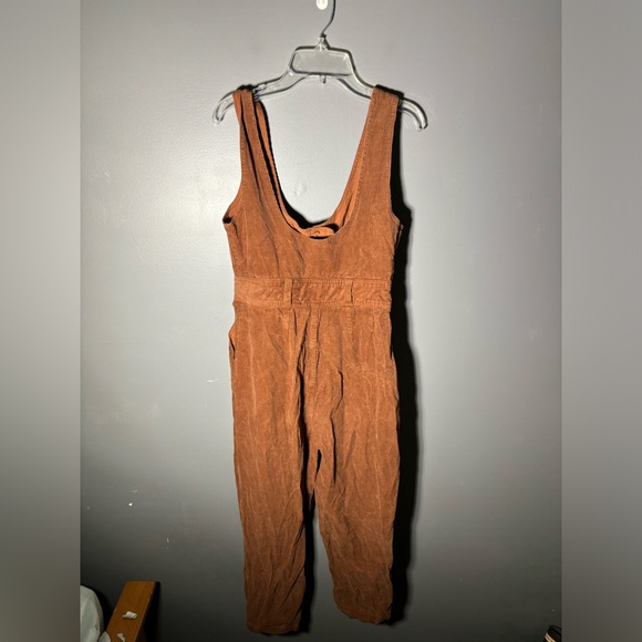 Urban Outfitters Gretel Button Down Corduroy Jumpsuit Size 4 - Picture 4 of 5